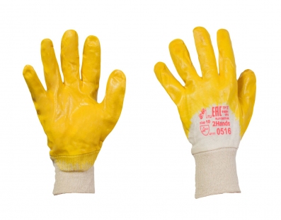 Перчатки Нитриловые РЧ желтые облегченные