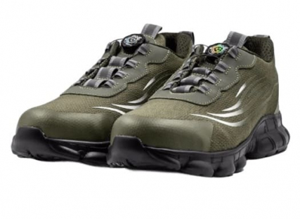 Кроссовки ПУ оливковые 2130 с защитн. подн.