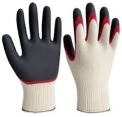 Перчатки трикотажные с 2-ым латексным обливом ручной оверлок